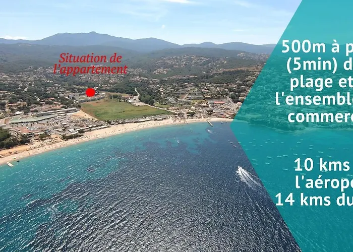 - T2 Neuf A 5min A Pieds De La Apartmán Porticcio (Corsica)